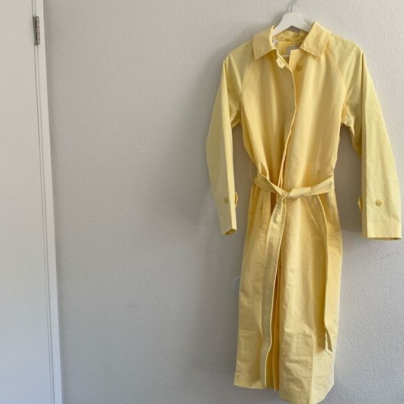 Madewell yellow trench coat - Picture 2 of 8